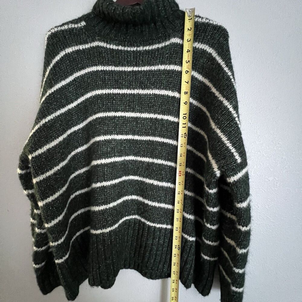 Christy Dawn Ingrid Turtle Neck Sweater Size XS / S Dark Green Alpaca Blend - Picture 4 of 6